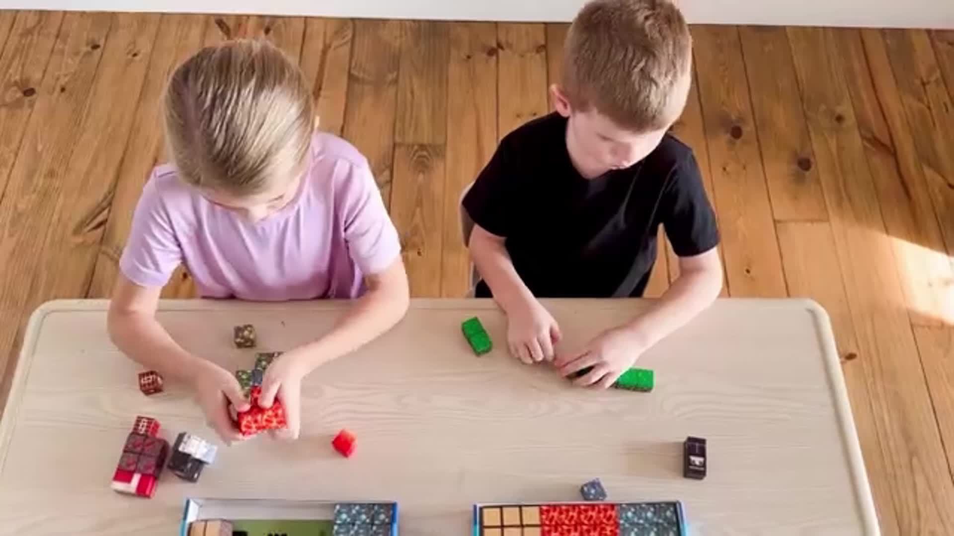 Blocs Magnétiques 50-300 Pièces - Jouet Construction STEM Montessori pour Enfants 3-8 ans