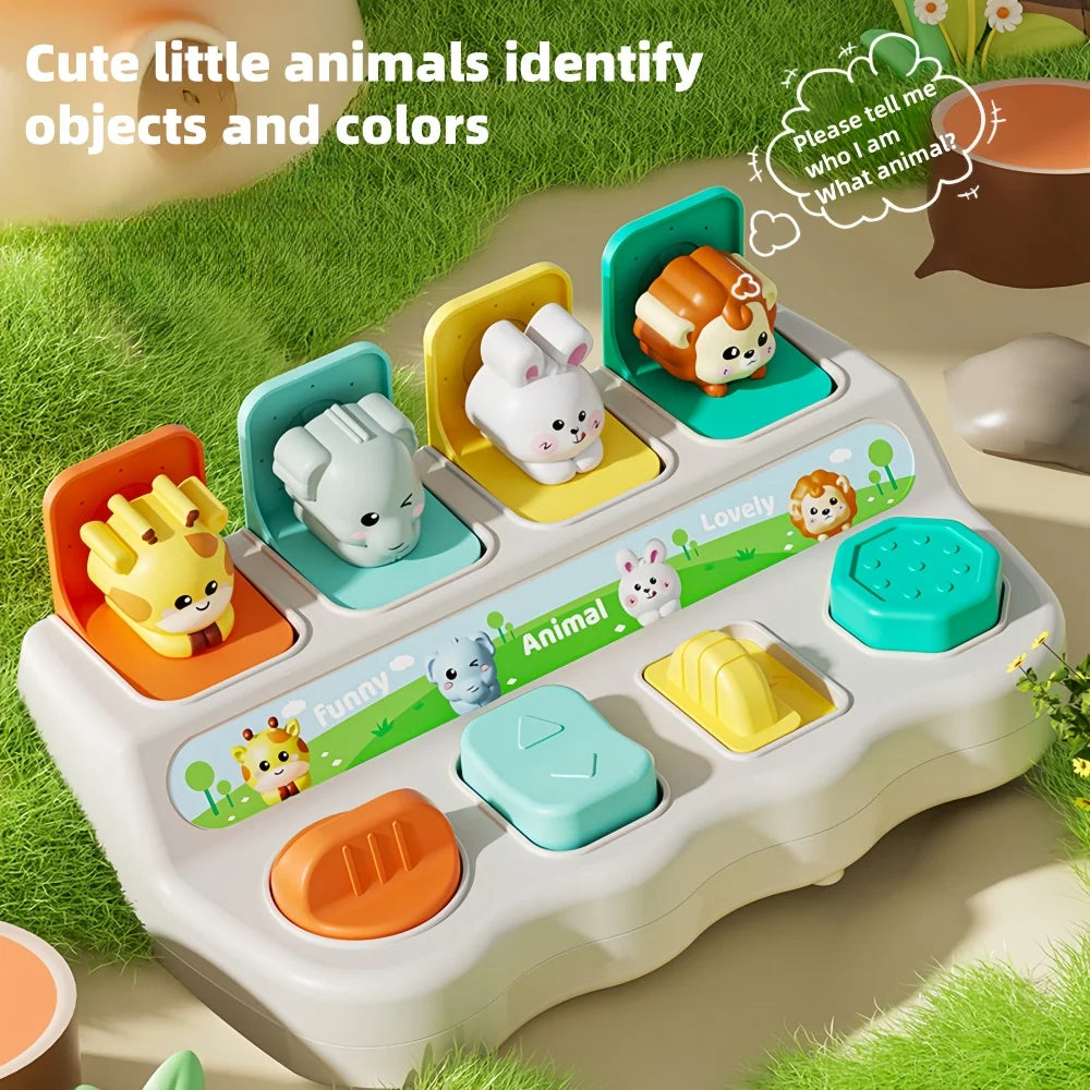 Boîte Machine Animaux Q - Puzzle Éducatif Bébé Motricité
