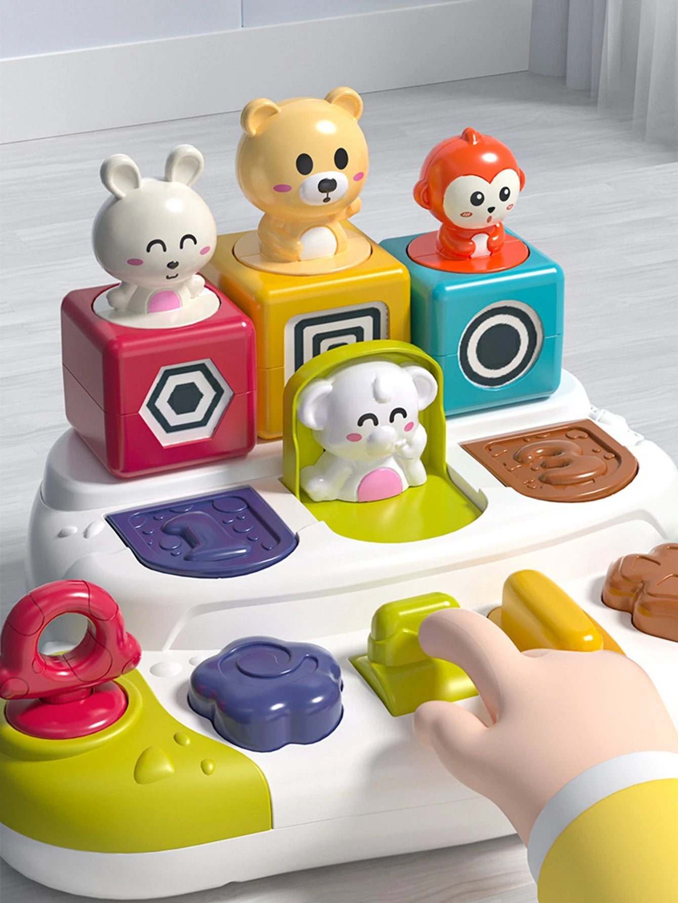 Boîte Machine Animaux Q - Puzzle Éducatif Bébé Motricité
