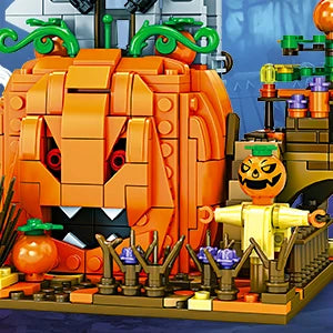 Cabane Halloween ToylinX Blocs Construction - Modèle Décoratif ABS - Cadeau Enfant
