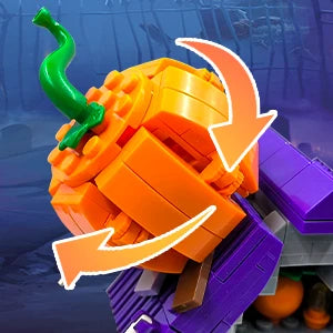 Cabane Halloween ToylinX Blocs Construction - Modèle Décoratif ABS - Cadeau Enfant