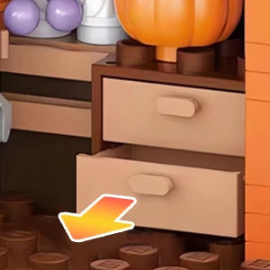 Cabane Halloween ToylinX Blocs Construction - Modèle Décoratif ABS - Cadeau Enfant