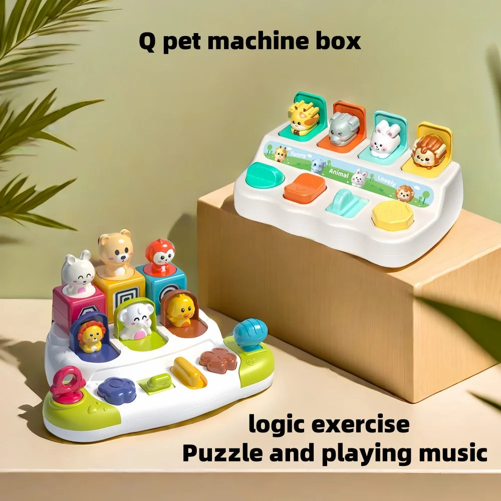 Boîte Machine Animaux Q - Puzzle Éducatif Bébé Motricité