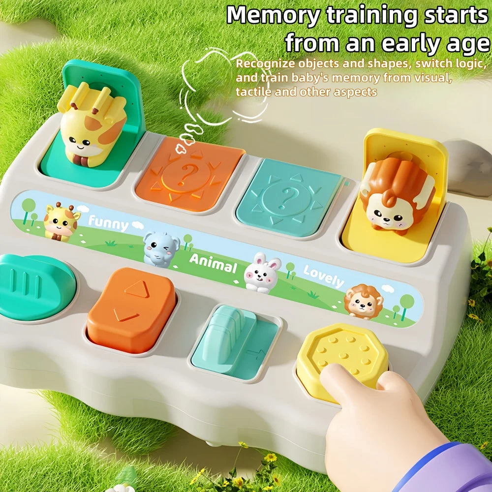 Boîte Machine Animaux Q - Puzzle Éducatif Bébé Motricité