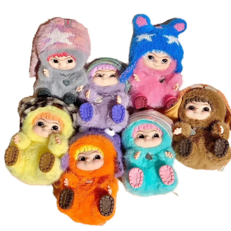 Boîtes Mystère Wakuku Peluche - Porte-Clés Mignons Figurines Ornements