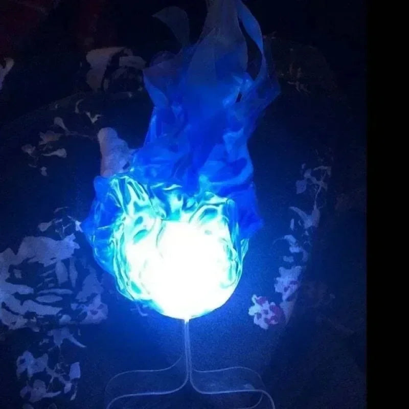 Accessoire Halloween Boule de Feu Flottante - Décoration Cosplay Fête à Assembler