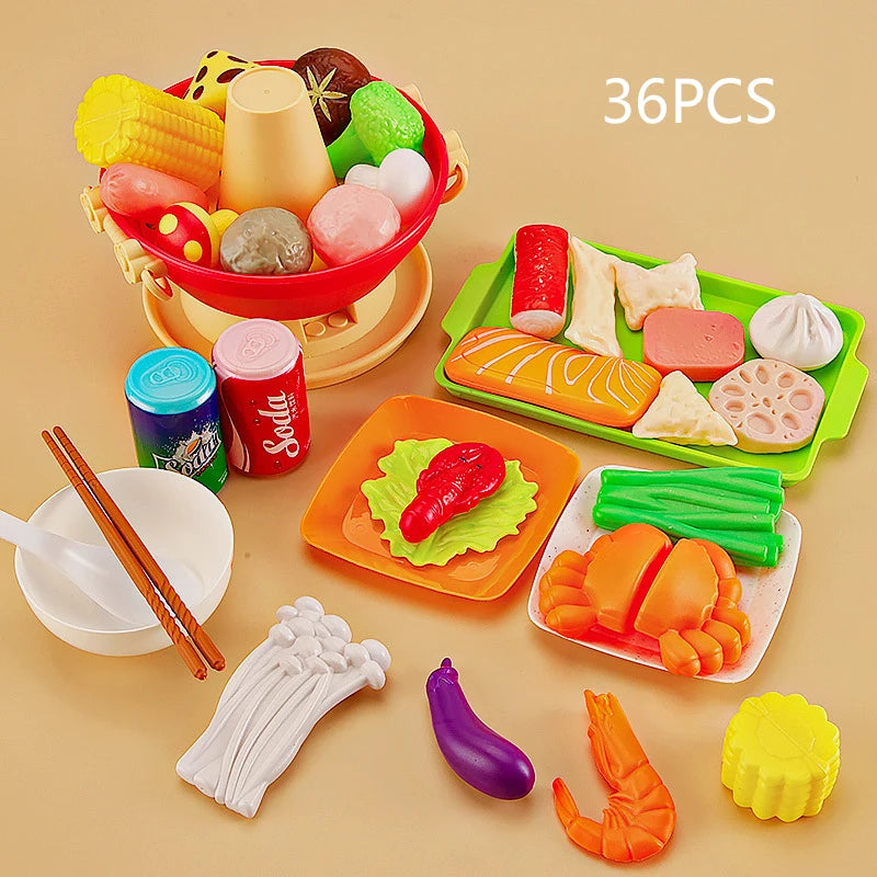 Jouets Cuisine Barbecue 22 Pièces - Jeu Simulation Filles