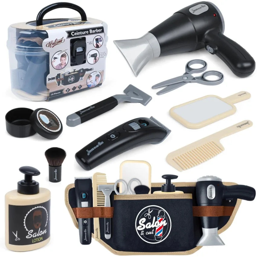 Ensemble Salon de Coiffure et Maquillage pour Enfants - Jouet de Déguisement