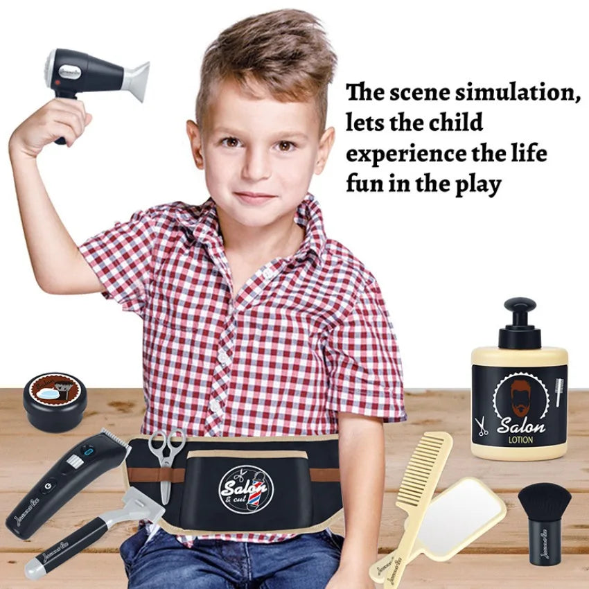 Ensemble Salon de Coiffure et Maquillage pour Enfants - Jouet de Déguisement