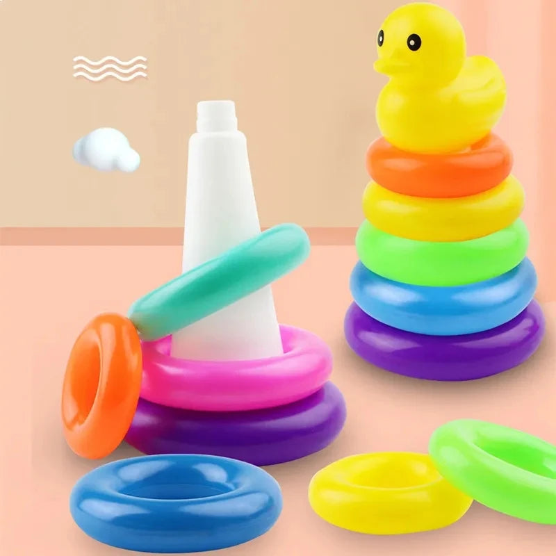 Tour à Boule Roulante Montessori Bébé 1-3 Ans - Jeu Empilage
