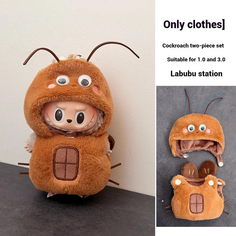 Vêtements Labubu Crevette Fait Main - Accessoires Anime Labubu V1 V3 sans Poupée