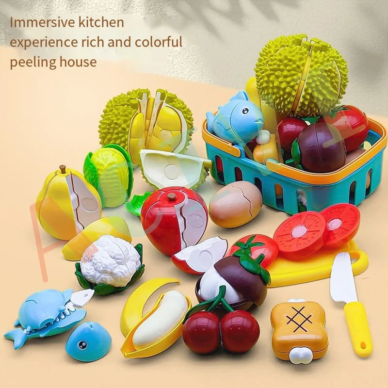Fruits et Légumes à Découper - Jeu Cuisine Puzzle Éducatif