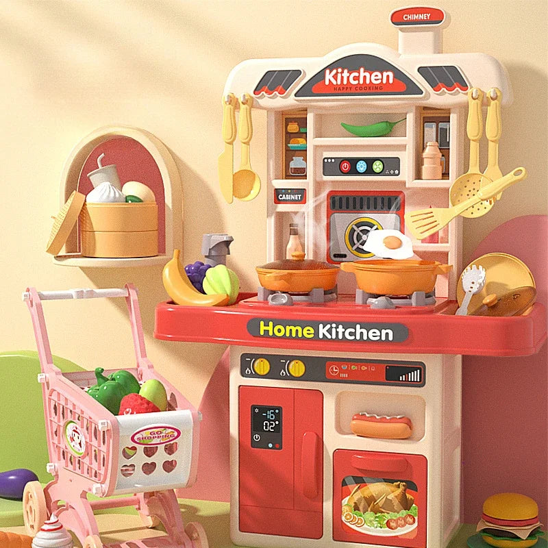 Cuisine pour Enfants avec Son - Jouet Éducatif de Jeu de Rôle pour Filles