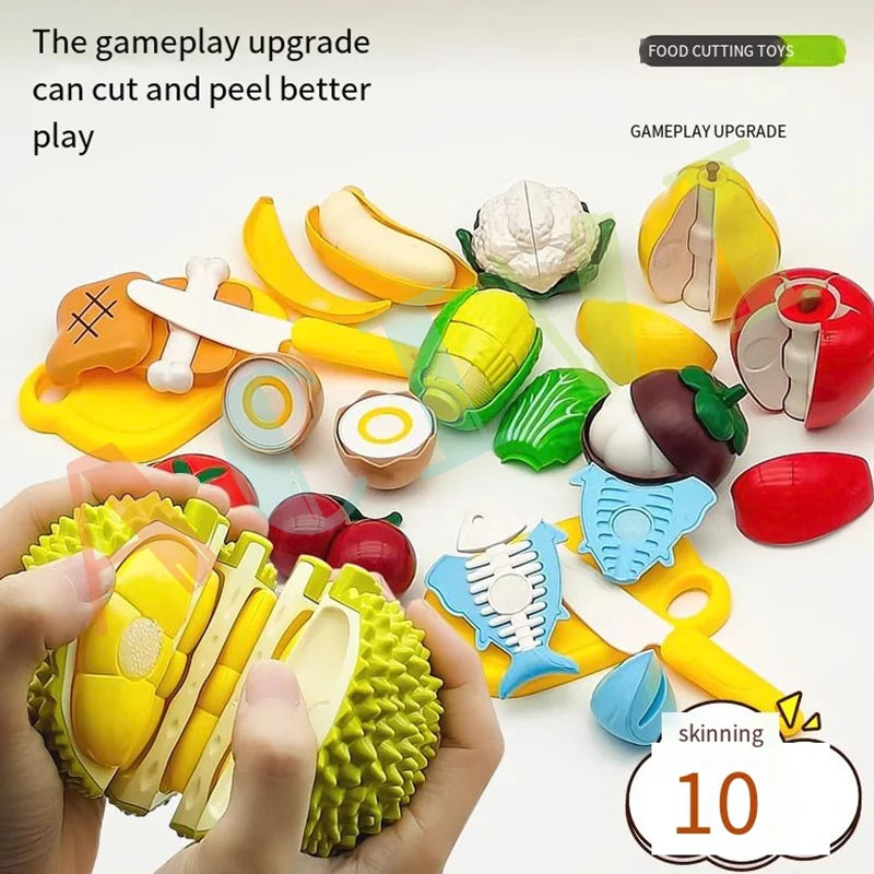 Fruits et Légumes à Découper - Jeu Cuisine Puzzle Éducatif