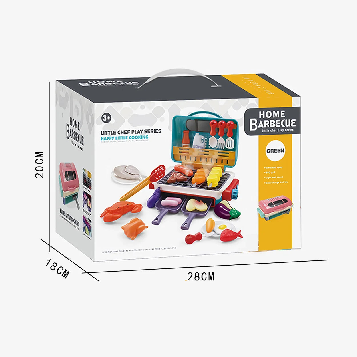 Ensemble Barbecue pour Enfants avec Lumière et Son - Jouet de Cuisine Éducatif