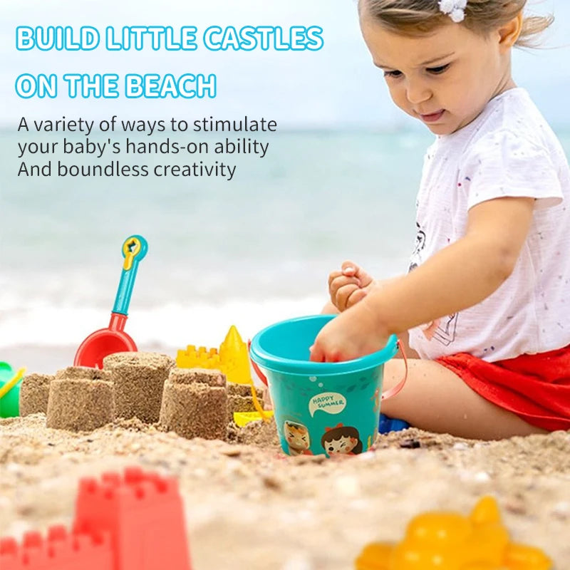 Jouets de Plage Enfants 18 Pièces - Seau Pelles et Arrosoir