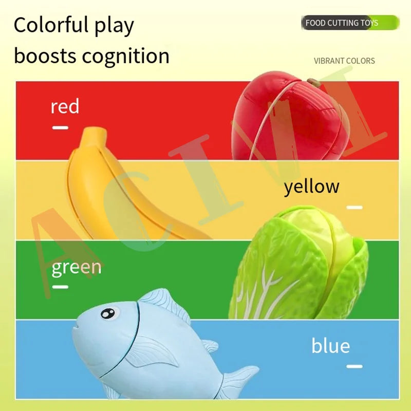 Fruits et Légumes à Découper - Jeu Cuisine Puzzle Éducatif