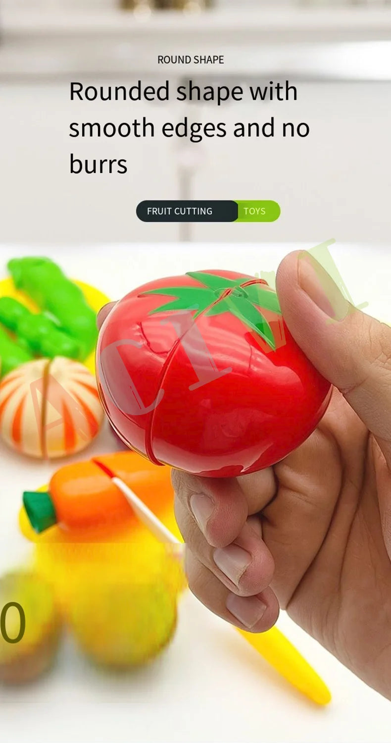Fruits et Légumes à Découper - Jeu Cuisine Puzzle Éducatif