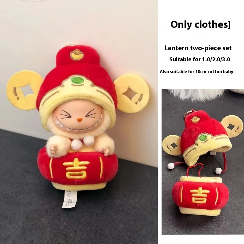 Vêtements Labubu Crevette Fait Main - Accessoires Anime Labubu V1 V3 sans Poupée