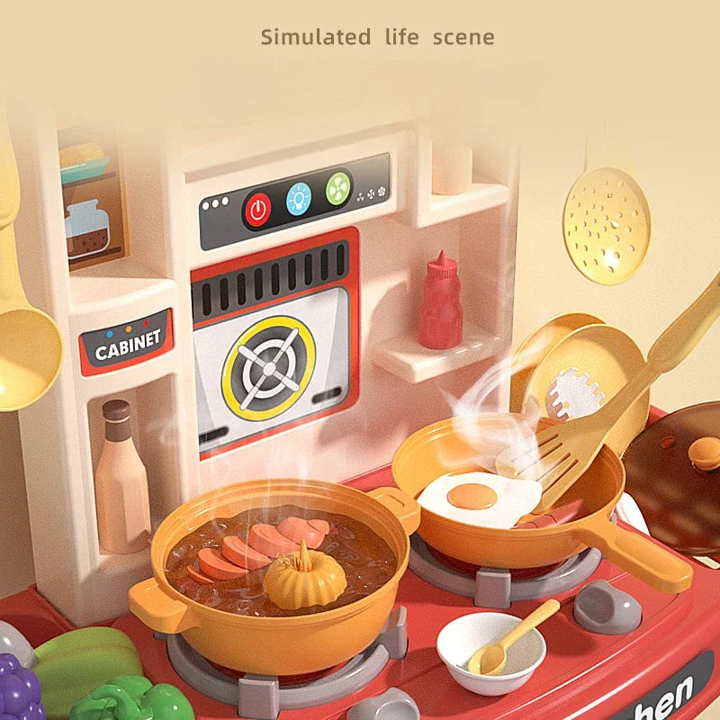 Cuisine pour Enfants avec Son - Jouet Éducatif de Jeu de Rôle pour Filles