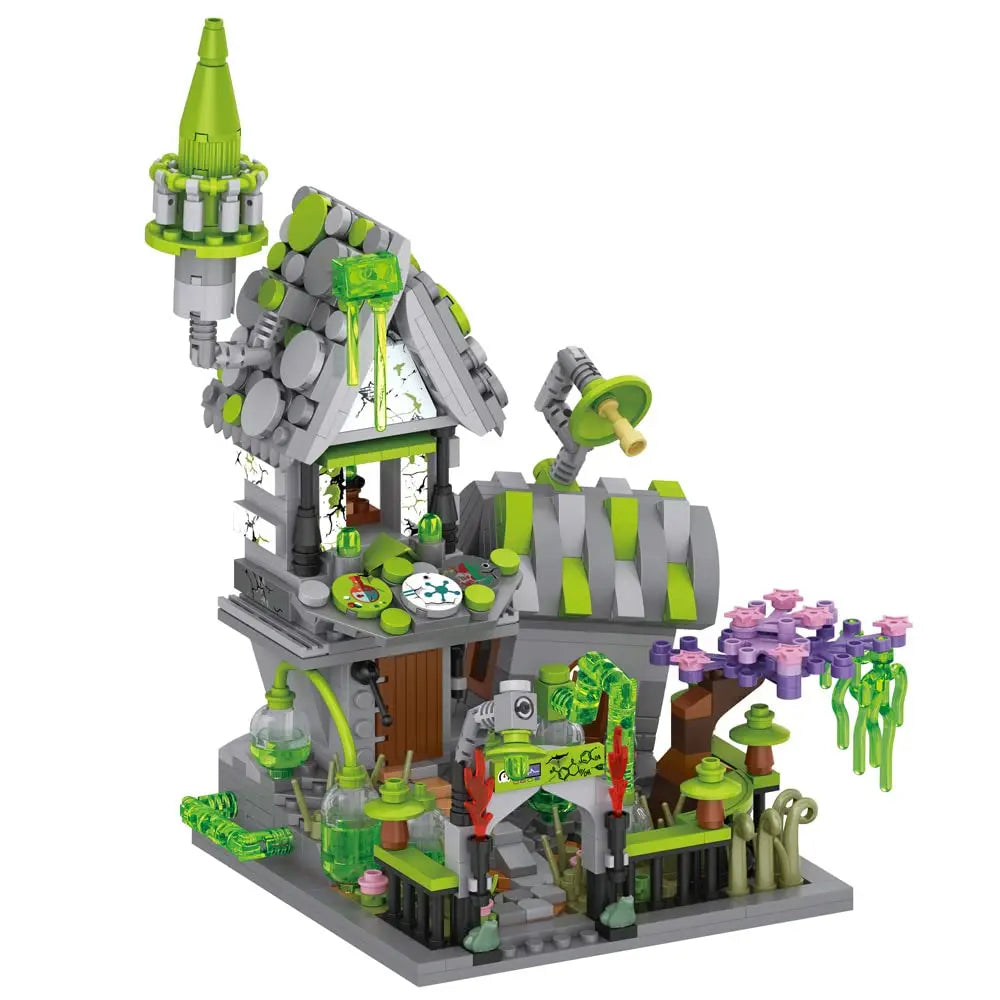 Cabane Halloween ToylinX Blocs Construction - Modèle Décoratif ABS - Cadeau Enfant