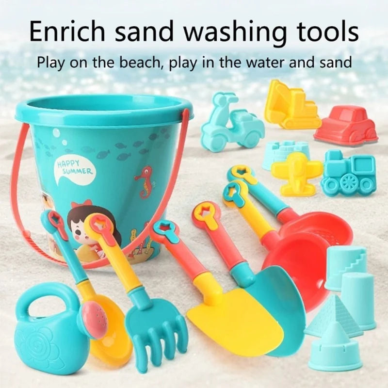 Jouets de Plage Enfants 18 Pièces - Seau Pelles et Arrosoir