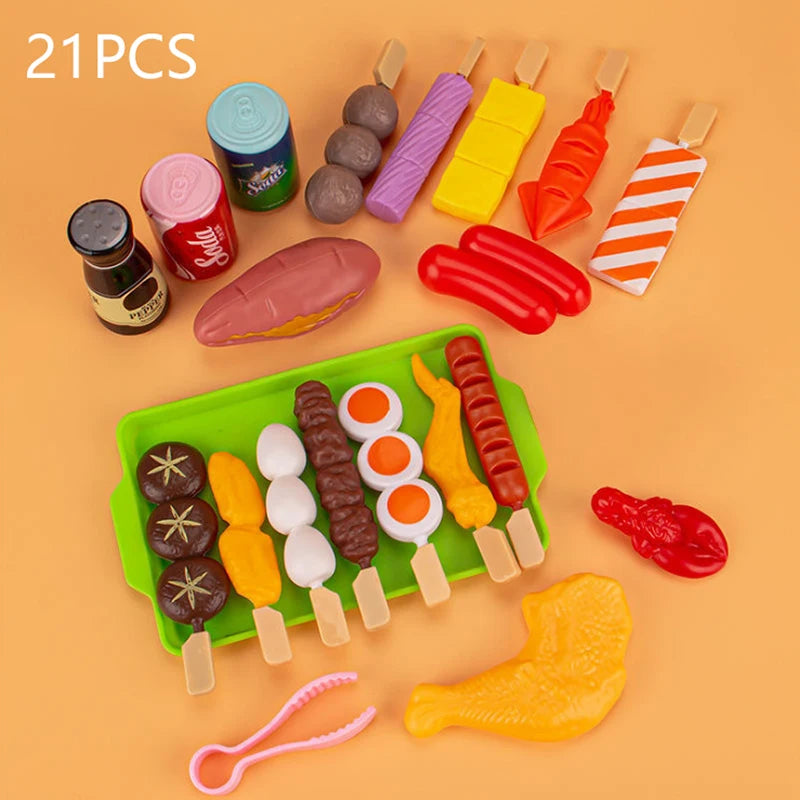 Jouets Cuisine Barbecue 22 Pièces - Jeu Simulation Filles