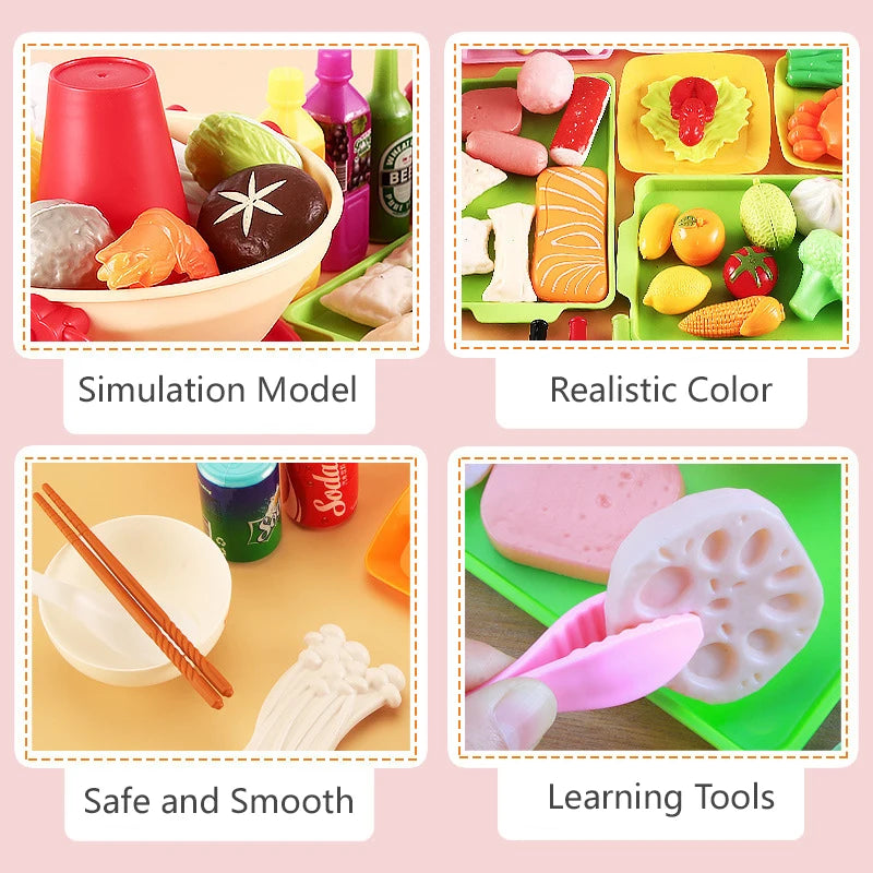 Jouets Cuisine Barbecue 22 Pièces - Jeu Simulation Filles