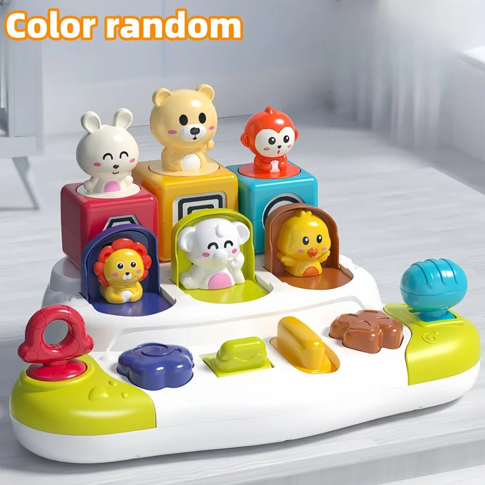 Boîte Machine Animaux Q - Puzzle Éducatif Bébé Motricité