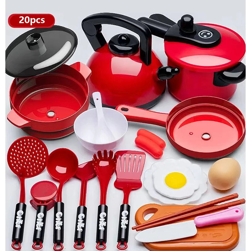 Jouets de Cuisine Barbecue pour Enfants - Aliments Simulés Jeu de Rôle Éducatif