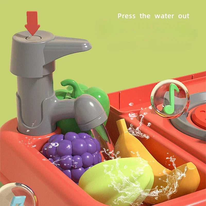 Cuisine pour Enfants avec Son - Jouet Éducatif de Jeu de Rôle pour Filles