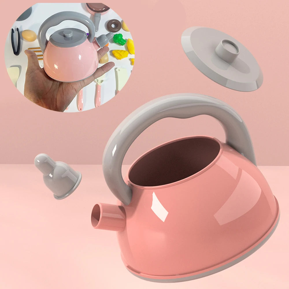 Ensemble Cuisine Enfant 92 Pièces - Kit Complet avec Casseroles