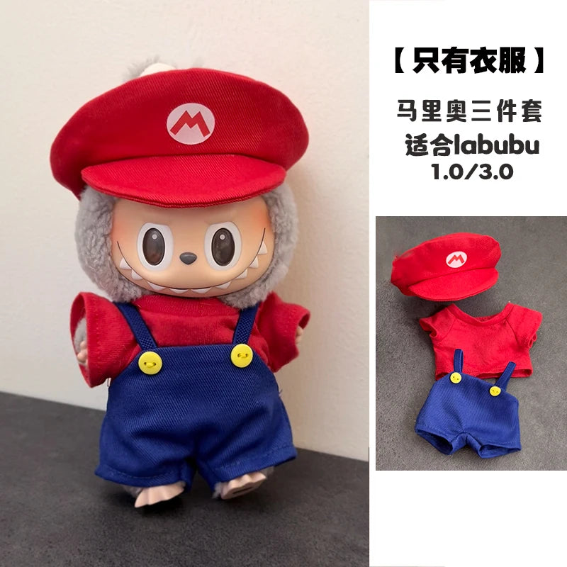 Vêtements Labubu Crevette Fait Main - Accessoires Anime Labubu V1 V3 sans Poupée