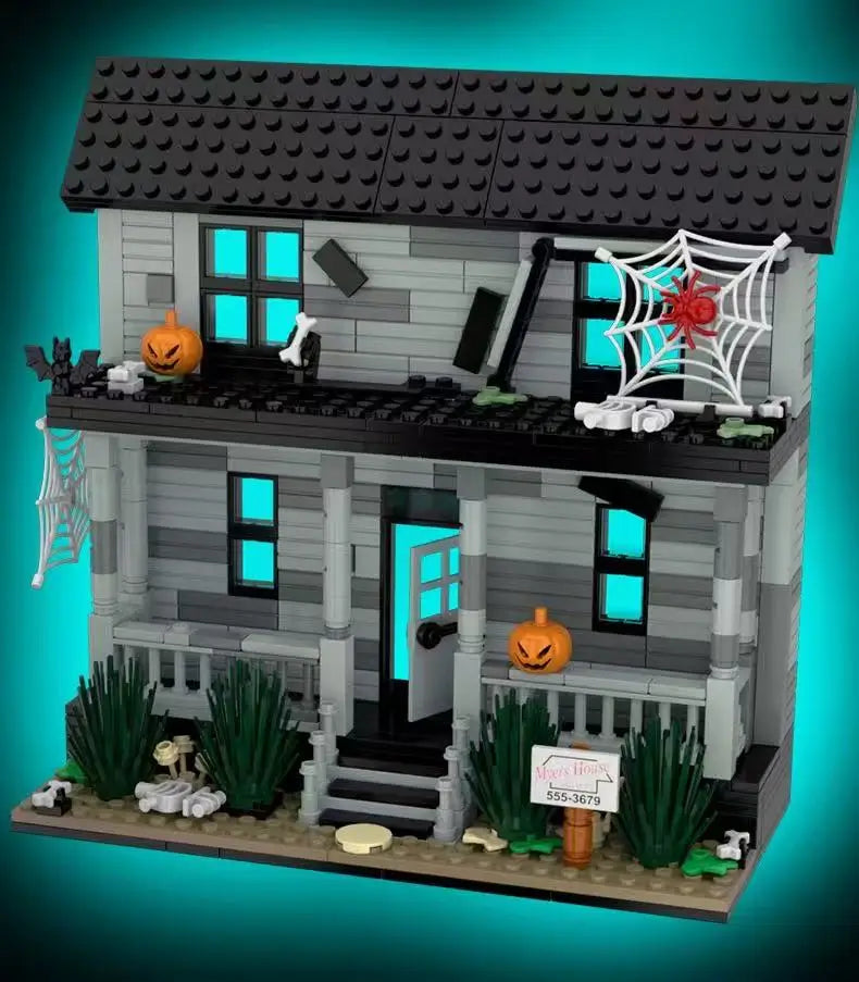 Jouets Surprise Halloween - Cabanes Horreur, Voitures, Blocs Construction DIY Cadeaux