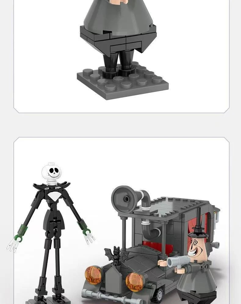 Jouets Surprise Halloween - Cabanes Horreur, Voitures, Blocs Construction DIY Cadeaux