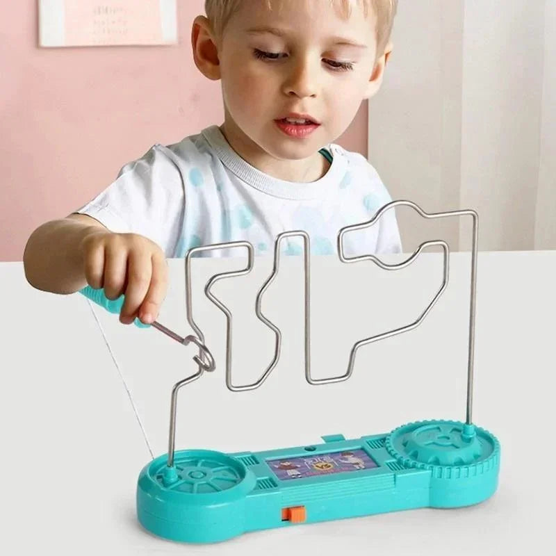 Jeu Labyrinthe Électrique - Fil Tactile Choc Scientifique Enfants