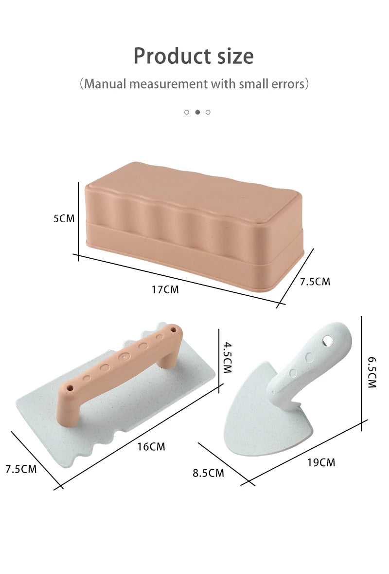 Jouets de Plage Sable Neige KIDNOAM - Set Interactif Parent-Enfant