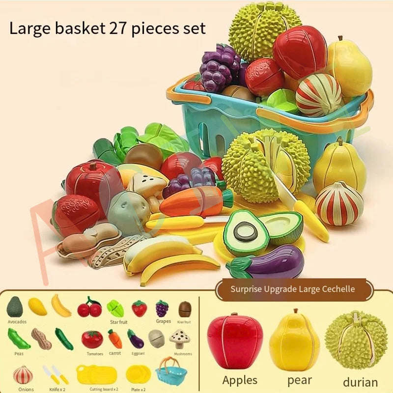 Fruits et Légumes à Découper - Jeu Cuisine Puzzle Éducatif