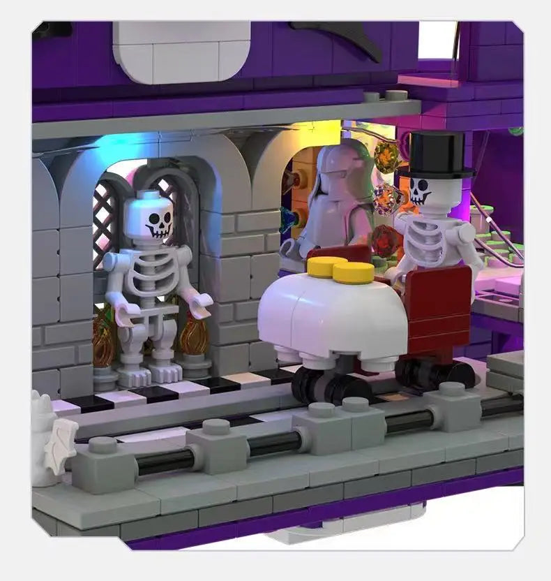 Jouets Surprise Halloween - Cabanes Horreur, Voitures, Blocs Construction DIY Cadeaux