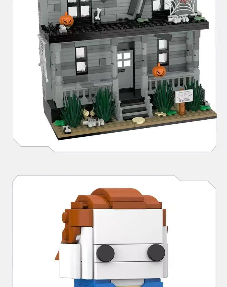 Jouets Surprise Halloween - Cabanes Horreur, Voitures, Blocs Construction DIY Cadeaux