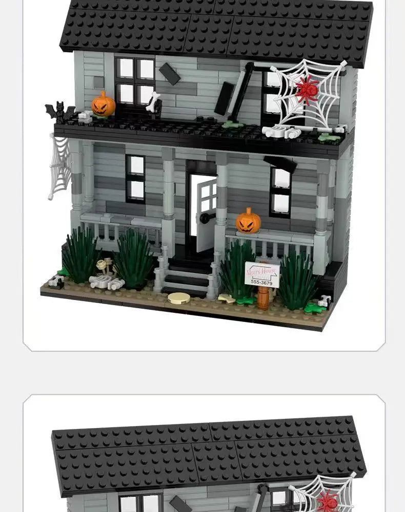 Jouets Surprise Halloween - Cabanes Horreur, Voitures, Blocs Construction DIY Cadeaux