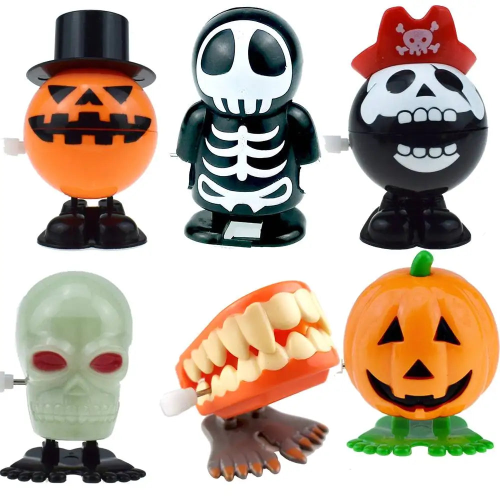 Jouets Mécaniques Halloween - Fantômes Vampires Citrouilles à Remonter - Décoration Fête