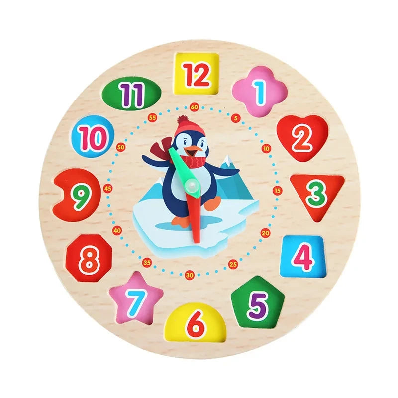 Puzzle en Bois Montessori Bébé 1-3 Ans - Jeu Développement Éducatif