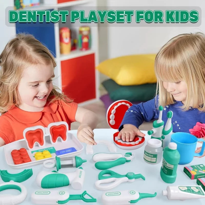 Ensemble de Jouets Dentiste pour Enfants - Accessoires de Jeu de Rôle Médical