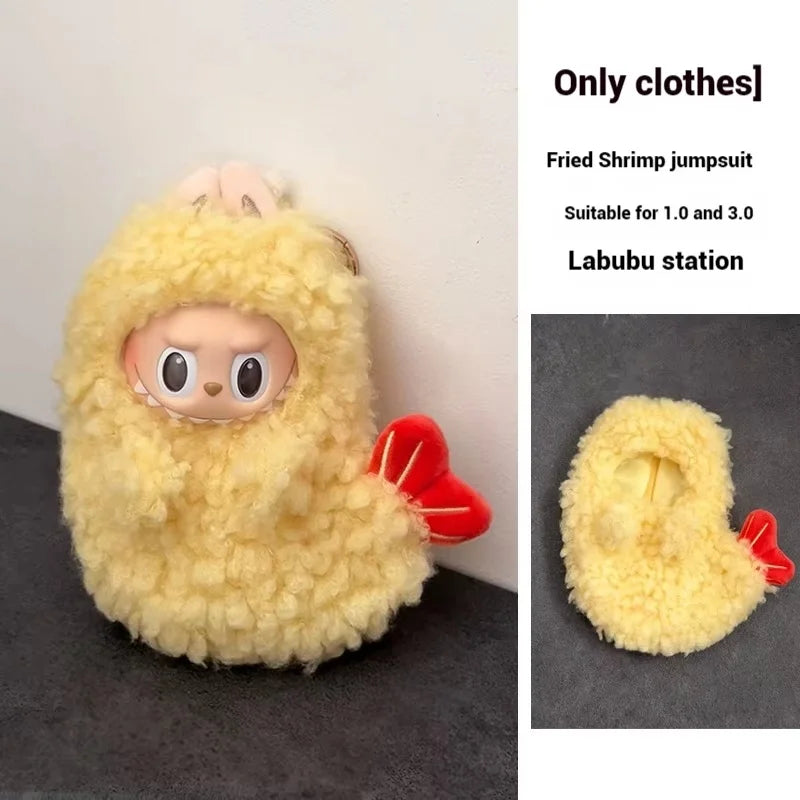 Vêtements Labubu Crevette Fait Main - Accessoires Anime Labubu V1 V3 sans Poupée