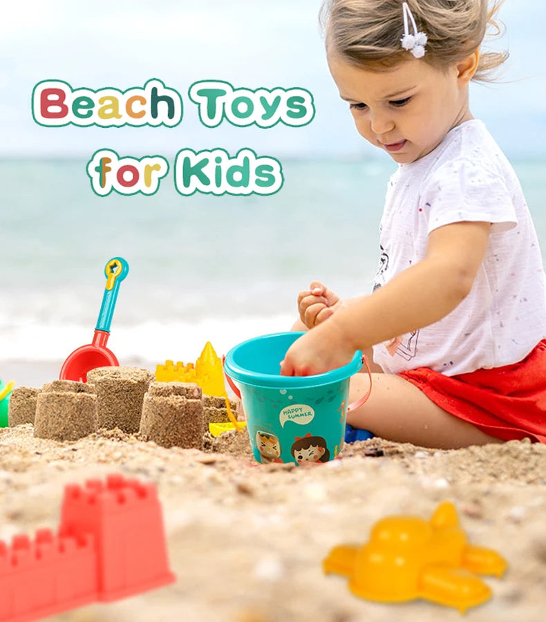 Jouets de Plage 14 Pièces - Set Sable Pelle Été Enfants