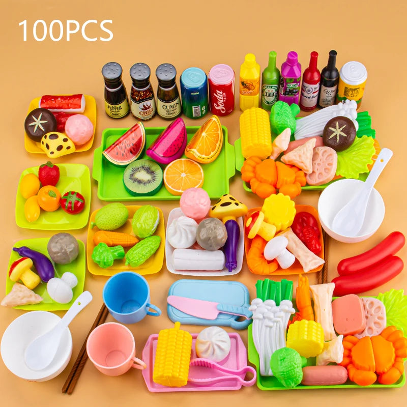 Jouets Cuisine Barbecue 22 Pièces - Jeu Simulation Filles