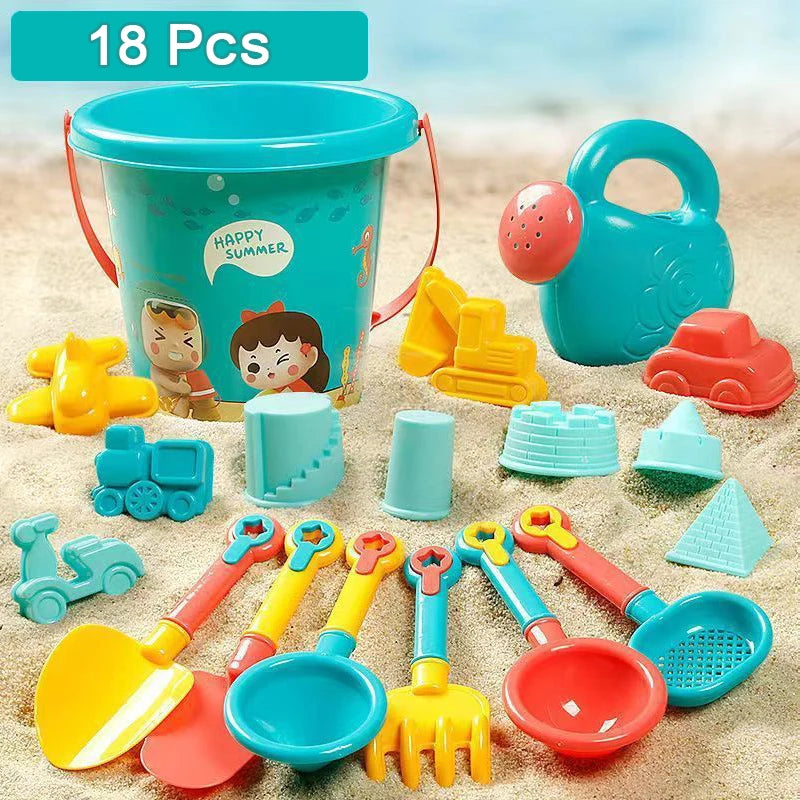 Jouets de Plage 14 Pièces - Set Sable Pelle Été Enfants