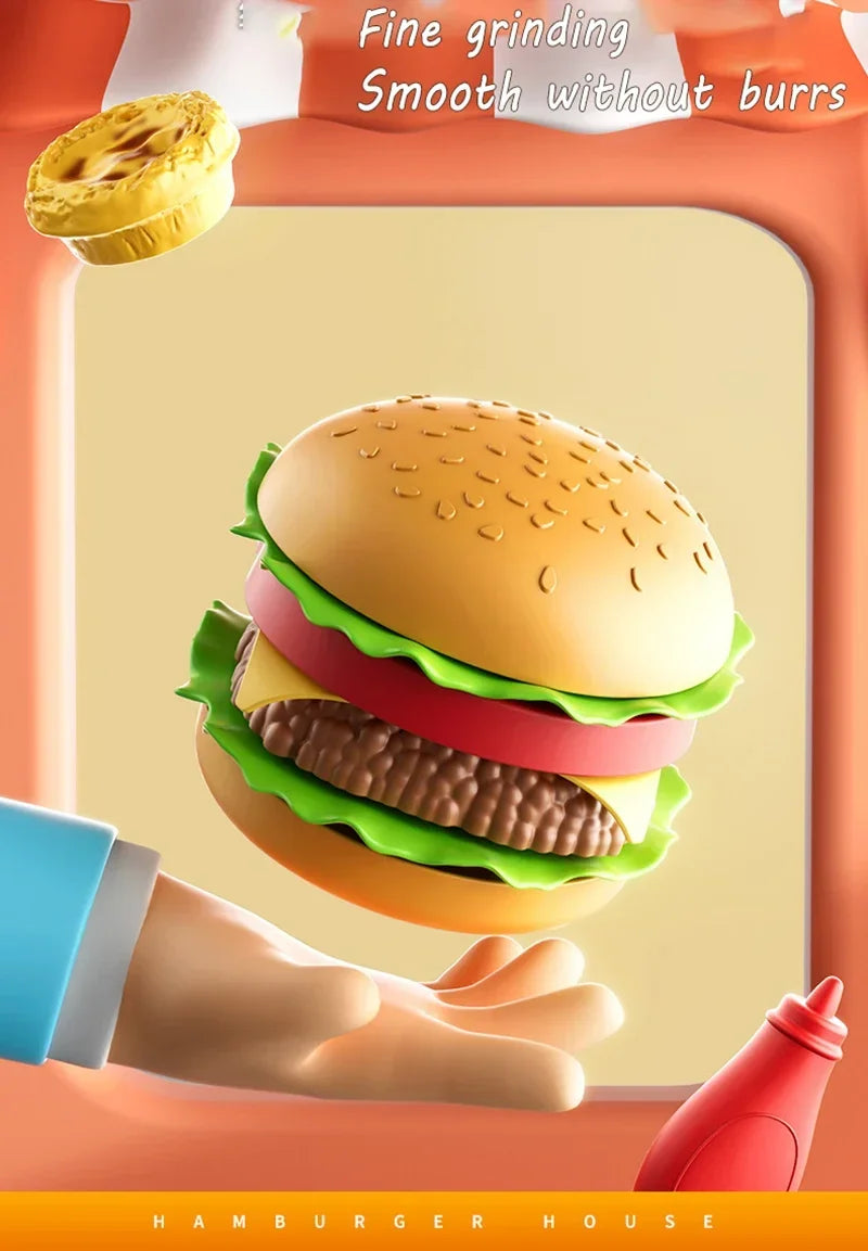 Ensemble Cuisine Enfant - Hamburger Pizza Frites Montessori