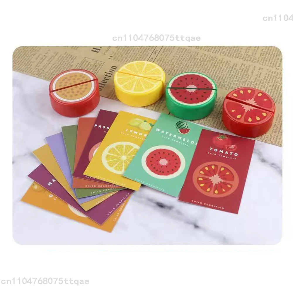 Fruits et Légumes à Découper - Jeu de Cuisine DIY Enfants